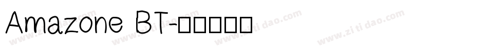 Amazone BT字体转换